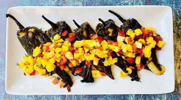 Fall Squash Stuffed Poblanos